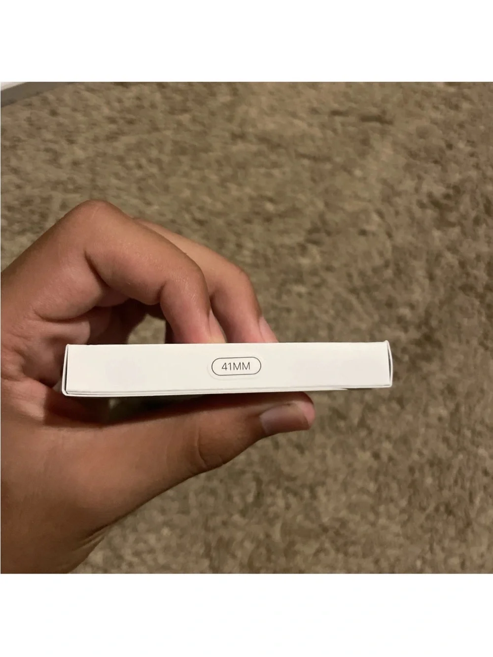 Apple Silver Smartwatch with Light Blue Woven Band
